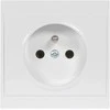Gniazdo Lizdas Lizdas su 2P+Z „Luna“, 16A, 250V, PT-16L, baltas
