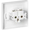 Gniazdo Lizdas Lizdas su 2P+Z, Malta, 16A, 250V, PT-16M, baltas