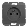 Gniazdo Lizdas Lizdas su 2P+Z Onyx, 16A, 250V, PT-16O, juodas
