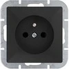 Gniazdo Lizdas Lizdas su 2P+Z Pearl, 16A, 250V, PT-16P, juodas
