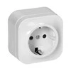 Orno Lizdas „ToDo“ viengubas lizdas 2P+Z Schuko IP20, baltas
