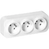 Orno Lizdas „ToDo“ trigubas lizdas 2P+Z IP20, 16A, 230V AC, baltas, 10 vnt.