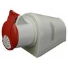 Orno Lizdas kampinis SEZ, 5x32A, IP44, 400V, Pilkas/Raudonas