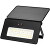 LUNERA LED 20 W, saulės energija varomas prožektorius su PIR judesio jutikliu, 1100 lm, CCT, IP54, 3600 mAh, juodas