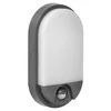 Sieninis šviestuvas Orno NEFRYT LED 10W, sodo šviestuvas su PIR judesio jutikliu, 800lm, IP54, 4000K, pilkas