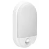 Sieninis šviestuvas Orno NEFRYT LED 10W, sodo šviestuvas su judesio jutikliu 140°, 800lm, IP54, 4000K, baltas