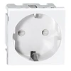 Orno NOEN GS, modulinis lizdas 45x45mm 1x2P+Z, F tipo schuko, 16A 250V, baltas