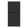 Orno NOEN RJ11, modulinis lizdas 22,5x45mm telefonas RJ11, juodas