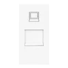 Orno NOEN RJ45, modulinis lizdas 22,5x45 mm RJ45 cat 5e, baltas