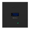 Orno NOEN USBQ, 45x45 mm modulinis prievadas su USB greito įkrovimo įkrovikliu 3A/5V; 2A/9V; 1.5A/12V, juodas