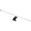 Sieninis šviestuvas Orno PEEGEL LED 9W, veidrodinis šviestuvas, 810lm, 4000K, ilgis 60 cm, plastikas + akrilas, juodas
