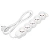 Orno partnertele Extension cord 5x2P+Z,1,5m,3x1,5,balta (ES-6/W/1,5)