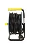 Orno Przedłużacz MINI prailginimo kabelio ritė, 4 lizdai 2P+Z, metalinis stovas, PVC H05VV-F 3x1mm?, ilgis 15m, žalia