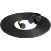 Orno Przedłużacz Dirbtuvių prailgintuvas, atsparus vandens purslams, IP44, 1x2P+Z 10m, alyvai atsparus guminis kabelis H07RN-F 3x1.5mm², 230VAC/16A, schuko