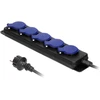 Atsparus purslams dirbtuvių prailginimas Orno IP44, 5 lizdai 2P + Z IP44, guminis, H05RR-F 3x1,5 mm, ilgis 5 m