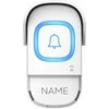 Orno Przycisk Belaidis baterijomis maitinamas mygtukas, skirtas išplėsti ENTIKO serijos durų skambučius, baltas