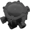 Orno Puszka Hermetiška dėžutė IP67, 4 sandarikliai, 144x144 mm, juoda