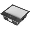 Orno Puszka Grindų dėžutė moduliniams lizdams 6 x 45x45 mm arba 12 x 22,5x45 mm, dangtelis: plastikinis, juodas