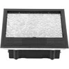 Orno Puszka Grindų dėžutė moduliniams lizdams 6 x 45x45 mm arba 12 x 22,5x45 mm, dangtelis: pagamintas iš natūralios medžiagos, juodas