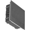 Orno Puszka Grindų dėžutė moduliniams lizdams 6 x 45x45 mm arba 12 x 22,5x45 mm, dangtelis: plastikinis, juodas