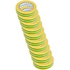 Orno Rinkinys 10 taśm izolacyjnych, geltona ir/žalia,grubość 0,13 mm, szerokość 15 mm, ilgis 10 m