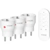 Orno Rinkinys Belaidžių MINI Schuko lizdų rinkinys, valdomas nuotoliniu būdu 3+1, 2300 W