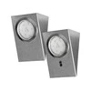 Orno Rinkinys MAKAN LED po spintele montuojamų šviestuvų komplektas 2W, 180lm, 4000K, su bekontakčiu jungikliu, INOX