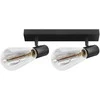Orno RIO SP 2, sieninis-lubinis šviestuvas, E27, max. 2x60W, IP20, juodas