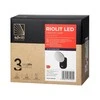 Sieninis šviestuvas Orno RIOLIT LED 15W, sodo šviestuvas su judesio jutikliu, 1100lm, IP65, 4000K, juodas