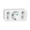 Orno Rozgałęźnik Skirstytuvas 2x2P + 1x2P+Z (Schuko), baltas
