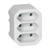 Orno Rozgałęźnik Skirstytuvas 3x2P euro, baltas