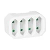 Orno Rozgałęźnik 4x2P euro skirstytuvas, baltas