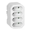 Orno Rozgałęźnik 4x2P euro skirstytuvas, baltas