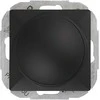 Ściemniacz „Pearl“ LED rotacinis reguliatorius, 230 V, 50 Hz, Pmin: 3 W, Pmax: 35 W, SO-1P/LED, juodas