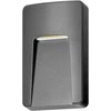 Orno SLIGO LED 3W, fasadinis šviestuvas, 240lm, IP65, 4000K, stačiakampis, pilkas