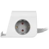 Orno Listwa Stalinis maitinimo lizdas su USB įkrovikliu, varžtiniu tvirtinimo spaustuku ir 1,4 m laidu, 2x2P+Z (Schuko), 4xUSB, baltas