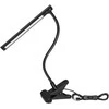 TERI II LED, stalinė lempa su segtuku, 5 W, 260 lm, 4000 K, juoda
