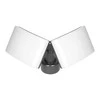 Orno TOS DUO LED 2x20W dvigubas sodo prožektorius su PIR, 2x1600lm, IP65, 4000K, PC, pilkas