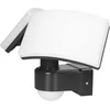 Orno TOS DUO LED 2x20W dvigubas sodo prožektorius su PIR, 2x1600lm, IP65, 4000K, PC, juodas
