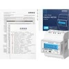 Orno 3 Fazowy Trifazis elektros skaitiklis, 100 A, RS-485 prievadas, MID, 4 moduliai, DIN TH-35 mm, paruoštas PV sistemoms
