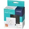 Orno Lizdas „Tuya Smart Wi-Fi“ viengubas lizdas, „Schuko“, baltas