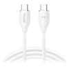 Orno Kabelis USB-C - USB-C Miccell VQ-D09 laidas, 100 W, 1,5 m, baltas