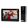 Orno Rinkinys Vaizdo domofono komplektas, be ragelio, spalvotas, 7" LCD, OSD meniu, vartų valdymas, su šifravimo įrenginiu ir RFID, juodas, ALCOR