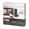 Virone Orno VIFIS Full HD vaizdo domofono rinkinys su Full HD kamera (ragelis, šifruoklis, artumo skaitytuvas, programų valdymas, DIN bėgio maitinimo šaltinis, juodas)