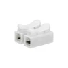 Złączka Dvigubo bėgelio spyruoklinė jungtis 2x2,5mm², 10 vnt.