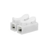 Złączka Dvigubo bėgelio spyruoklinė jungtis 2x2,5mm², 100 vnt.