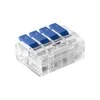 Orno Złączka 4 laidų kompresinė instaliacinė jungtis; bet kokiam 0,75–4 mm² laidui; IEC 450 V / 32 A; 4 vnt. lizdinėje pakuotėje.