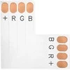 Orno Złączka RGB LED jungtis 10 mm, kampuota „L“ formos