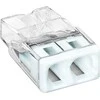 Orno Złączka „Wago“ 2 takelių jungtis, modelis: 2273-202, nuo 0,5 iki 2,50 mm², 10 vnt.