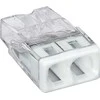 Złączka „Wago“ 2 takelių jungtis, modelis: 2273-202, nuo 0,5 iki 2,50 mm², 5 vnt.